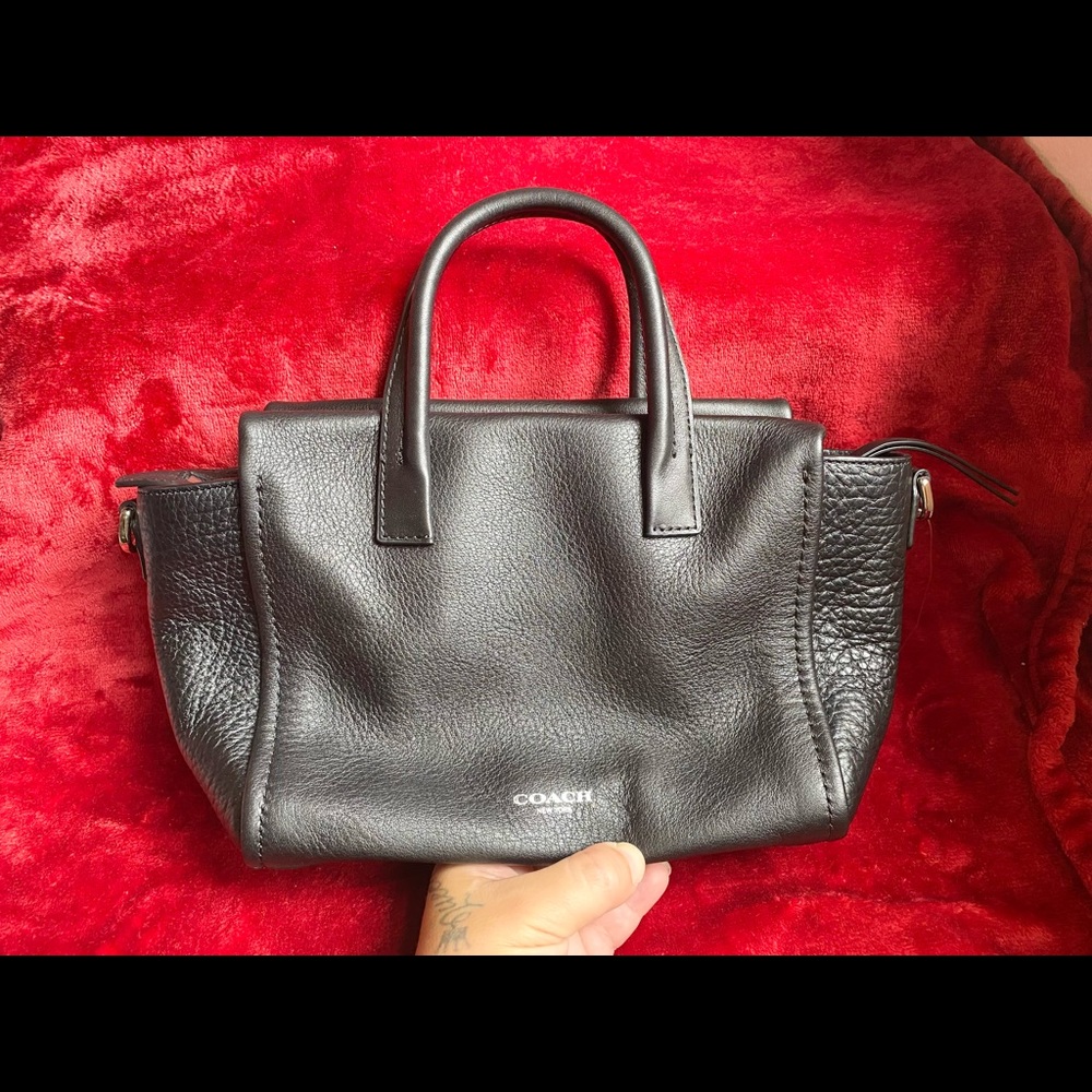 Small Black Leather Michael Kors Purse/ Handbag - Picture 5 of 9